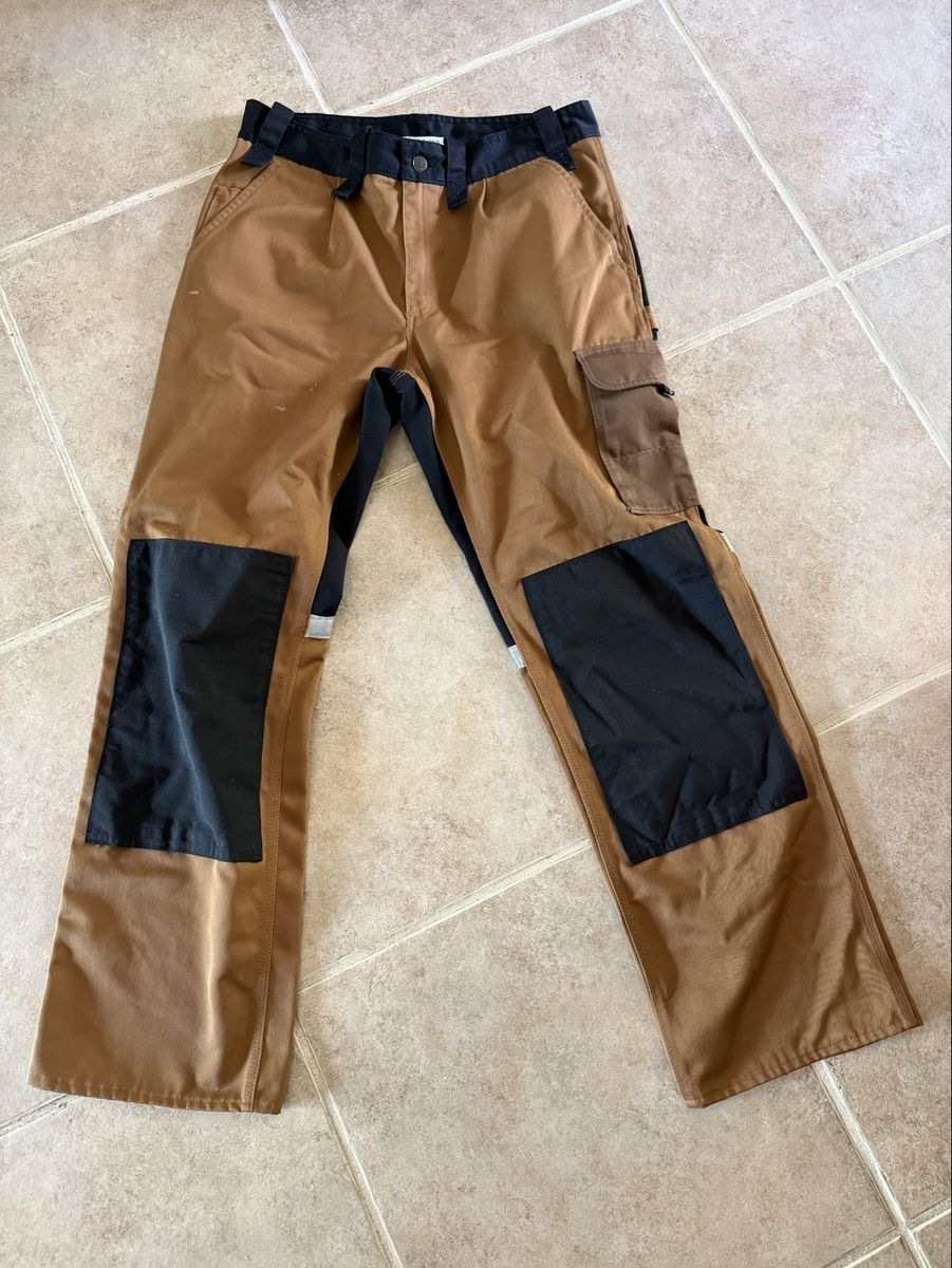 European work trousers work zone by Engel brown/black C52-35” waist 32” inseam