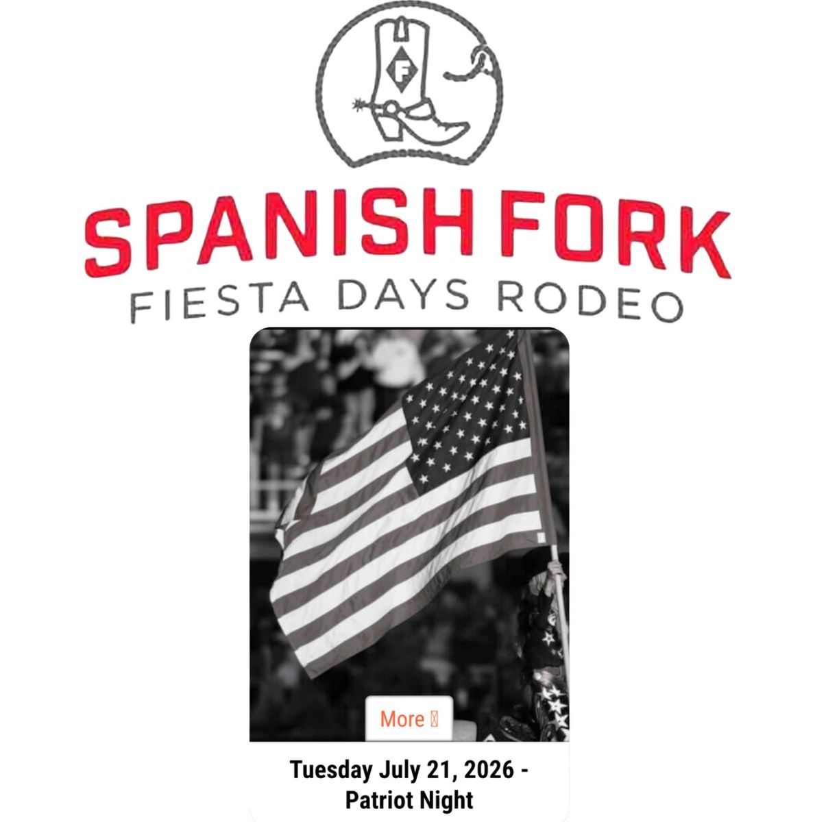5 Avail. Fiesta Days Rodeo 7/21