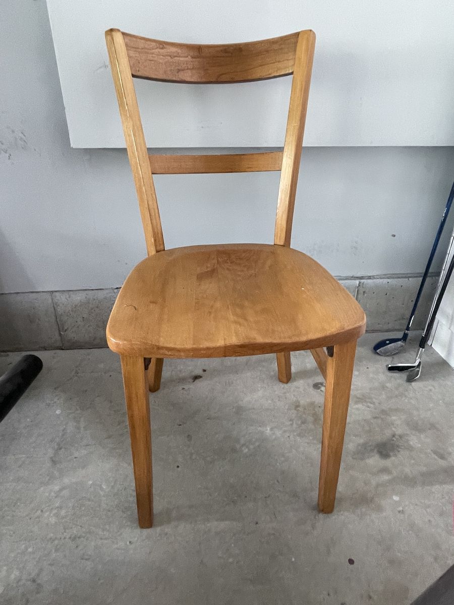 Vintage antique wooden dining chair