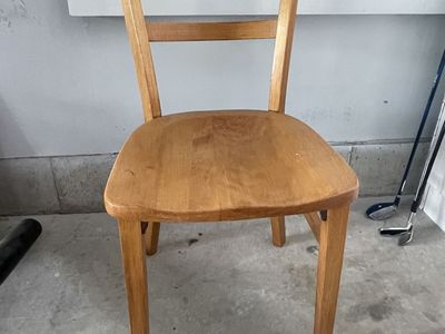 Vintage antique wooden dining chair