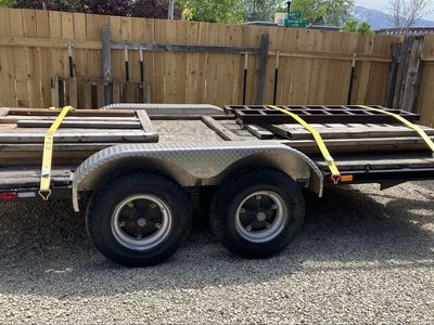Flat bed trailer