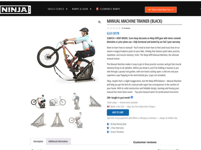 Ninja Mountain Bike Manual Trainer