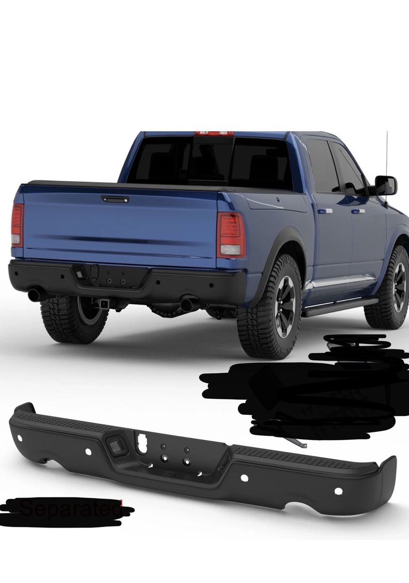 Ram 1500 w/Dual Exhaust rear bumper