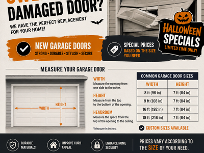 Halloween Special – New Garage Doors in Utah