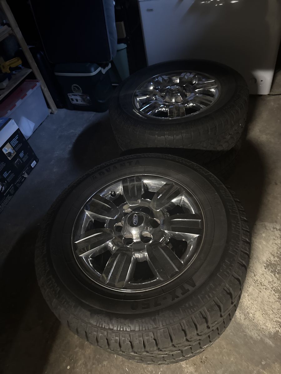 OEM Ford F150 Rims & Tires - 275/65R18