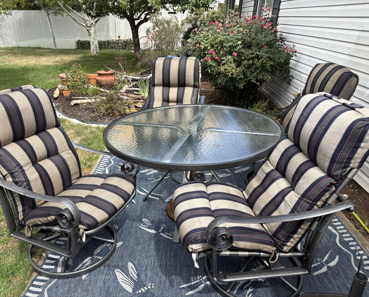 PATIO TABLE AND CHAIRS