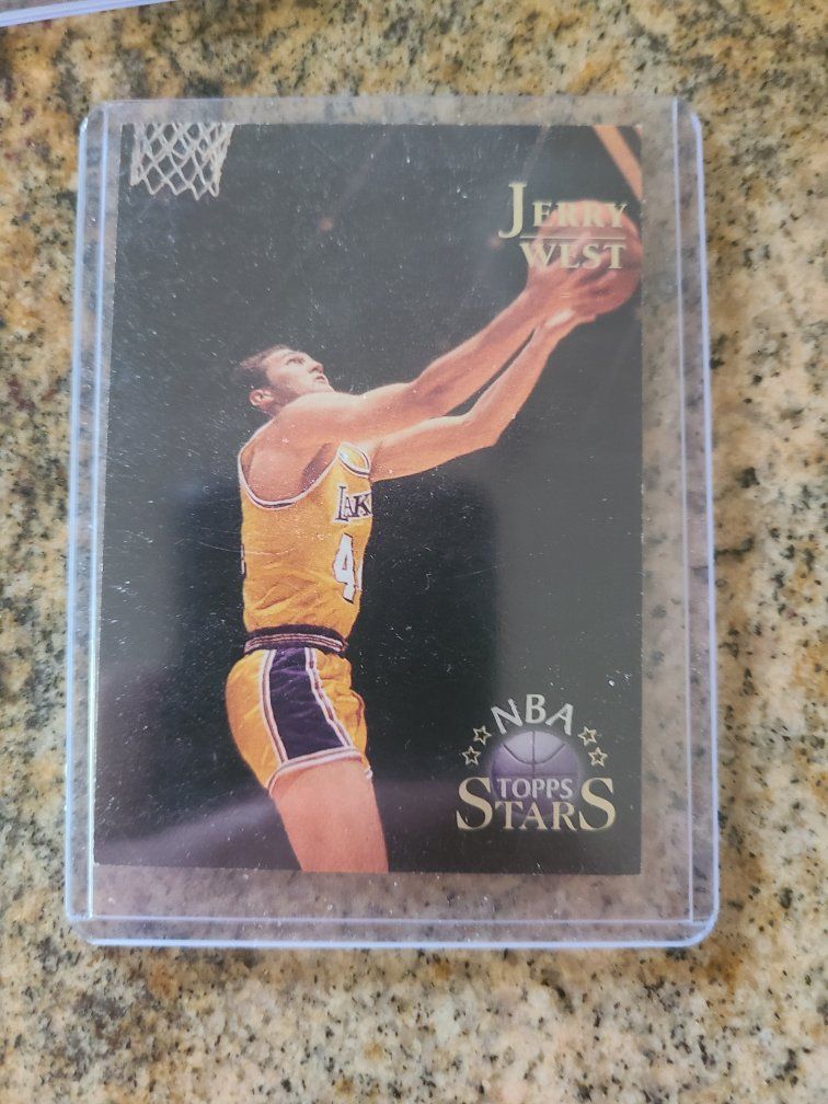 1996 Topps Stars Jerry West NBA Basketball Card #48 Los Angeles Lakers HOF