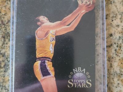 1996 Topps Stars Jerry West NBA Basketball Card #48 Los Angeles Lakers HOF