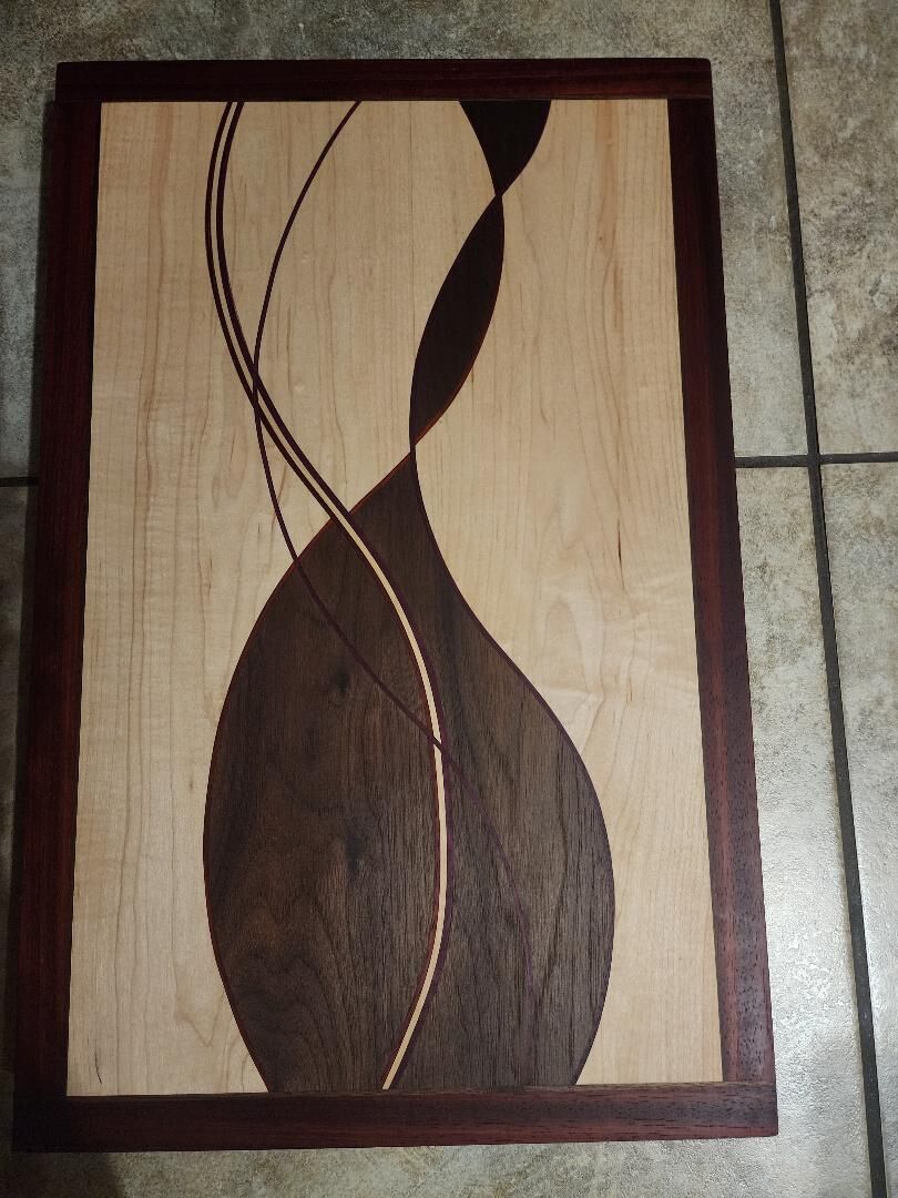 Woven Wood Cutting Board