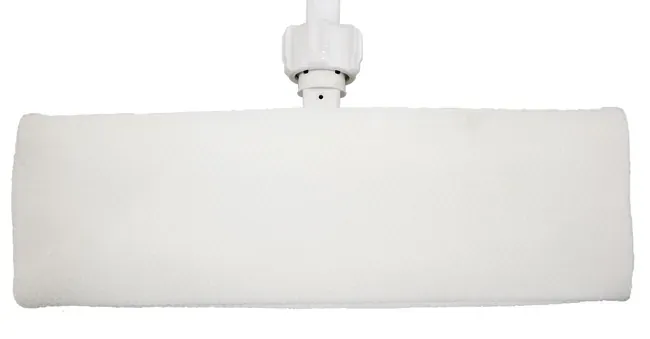 Micronova M-ZoneSnapMop Flat Head Mop Cover, 18 Pack, White
