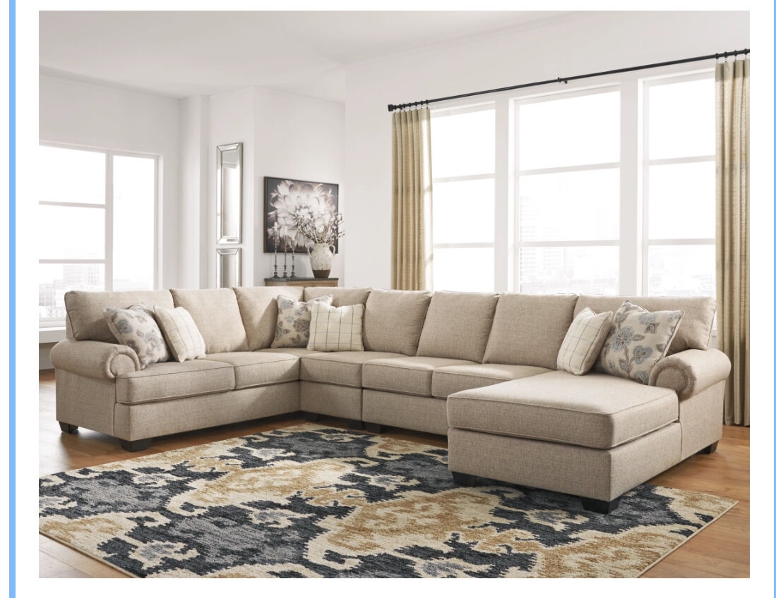 Large 4- piece sectional