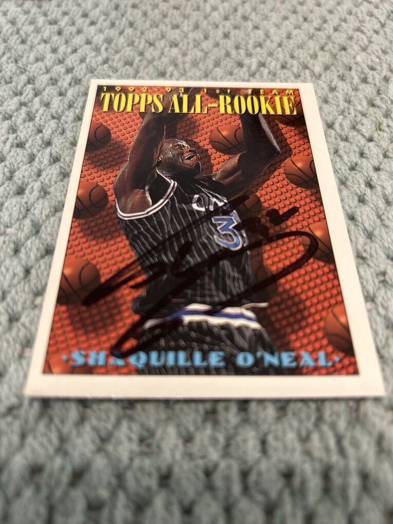 Shaquille O'Neal Autograph 1993 Topps Auto Signed