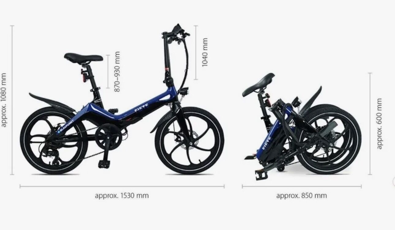 Blaupunkt 20” foldable e-bike
