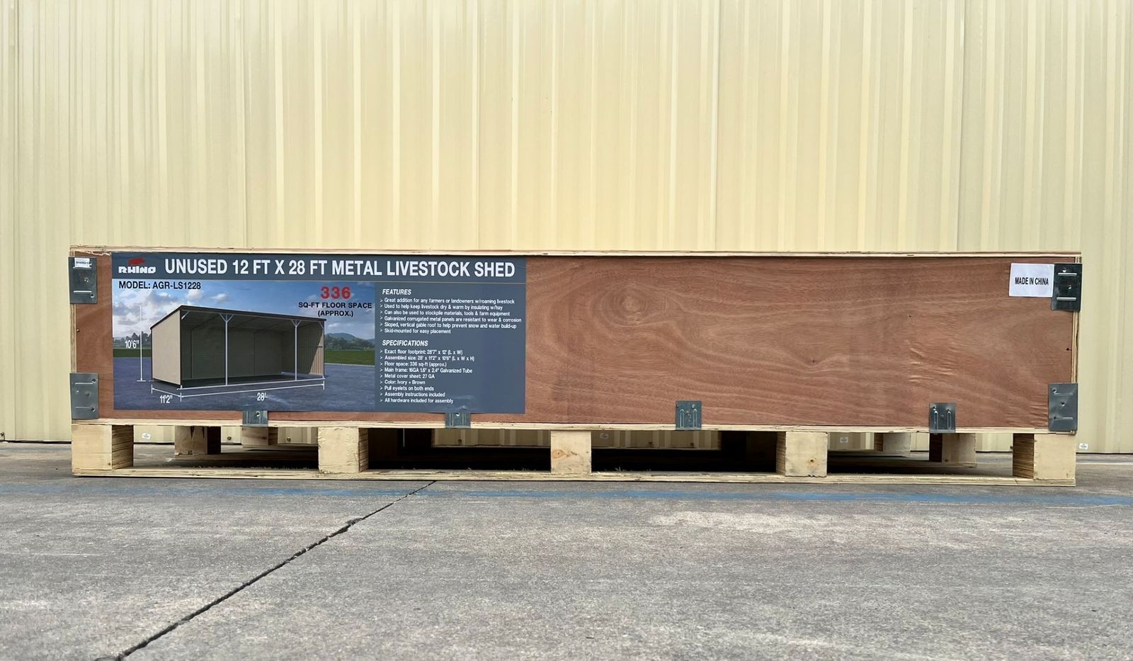 28 x 12 Livestock Shelter