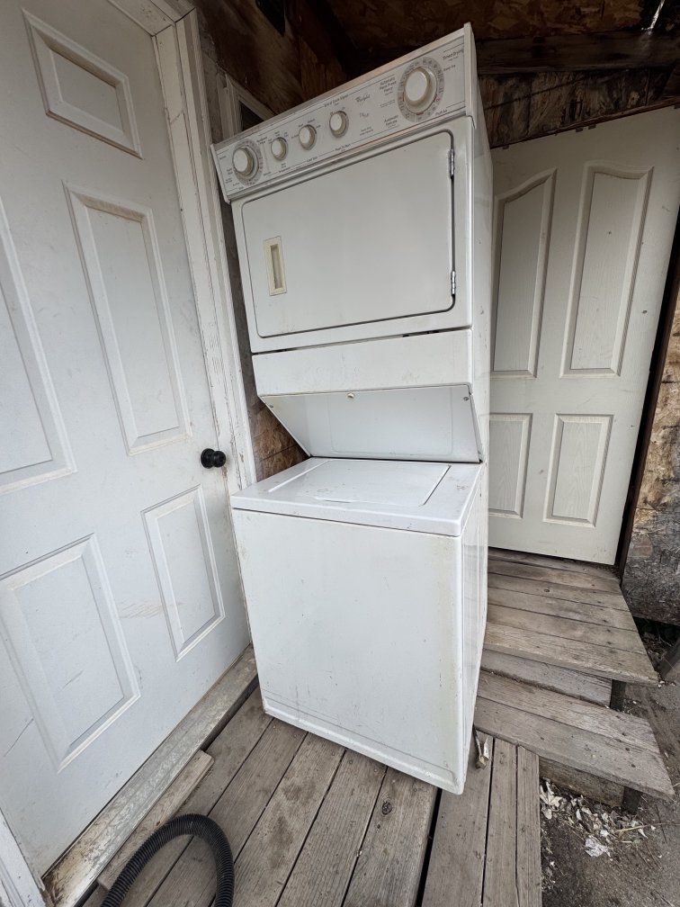 Meadow, Ut  Whirlpool  stacking,  slim thin washer dryer