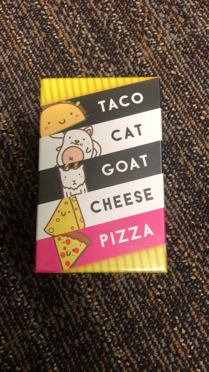 Taco Cat Goat Cheese Pizza Card Game - Fun Fast-Paced Family Game