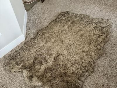 Faux Lambskin Rug