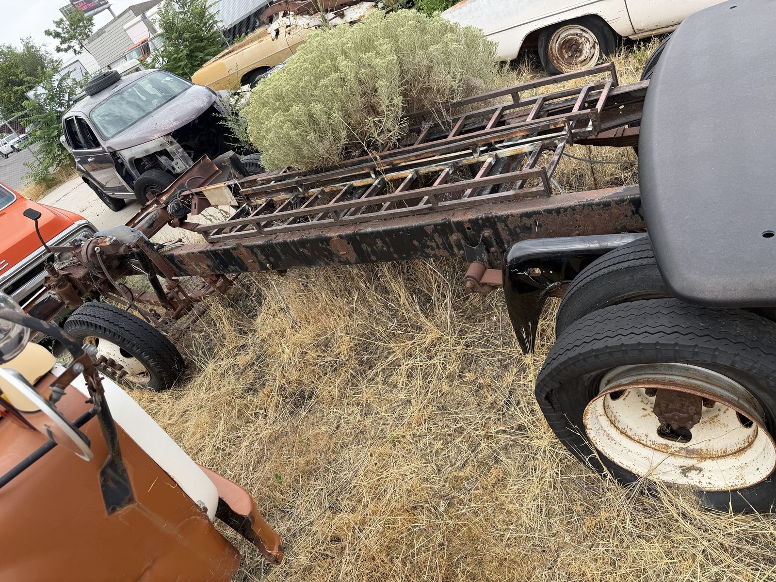 Old motor home frame