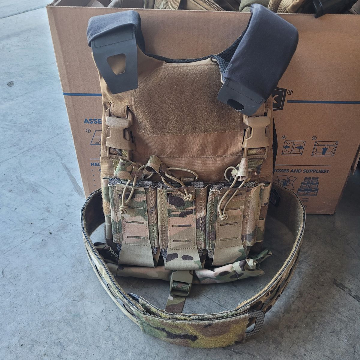 Otte Gear LVZ plate carrier with plates