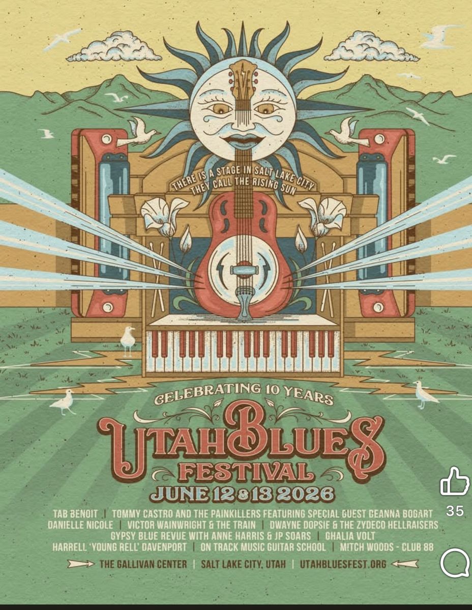 VIP passes for the Utah Blues Festival - below face value!