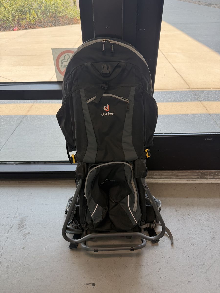 Deuter Kid Comfort Backpack Black Grey