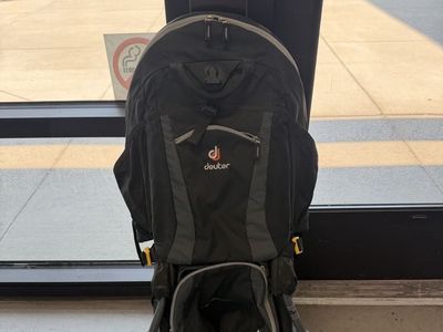 Deuter Kid Comfort Backpack Black Grey