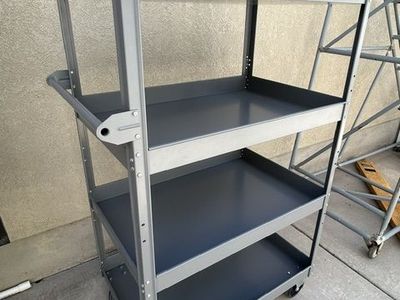 Uline - 4 Shelf Steel Cart with wheels