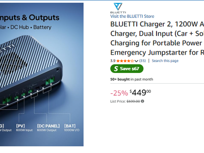 Recharge your Bluetti or other power station 8 X faster than solar!