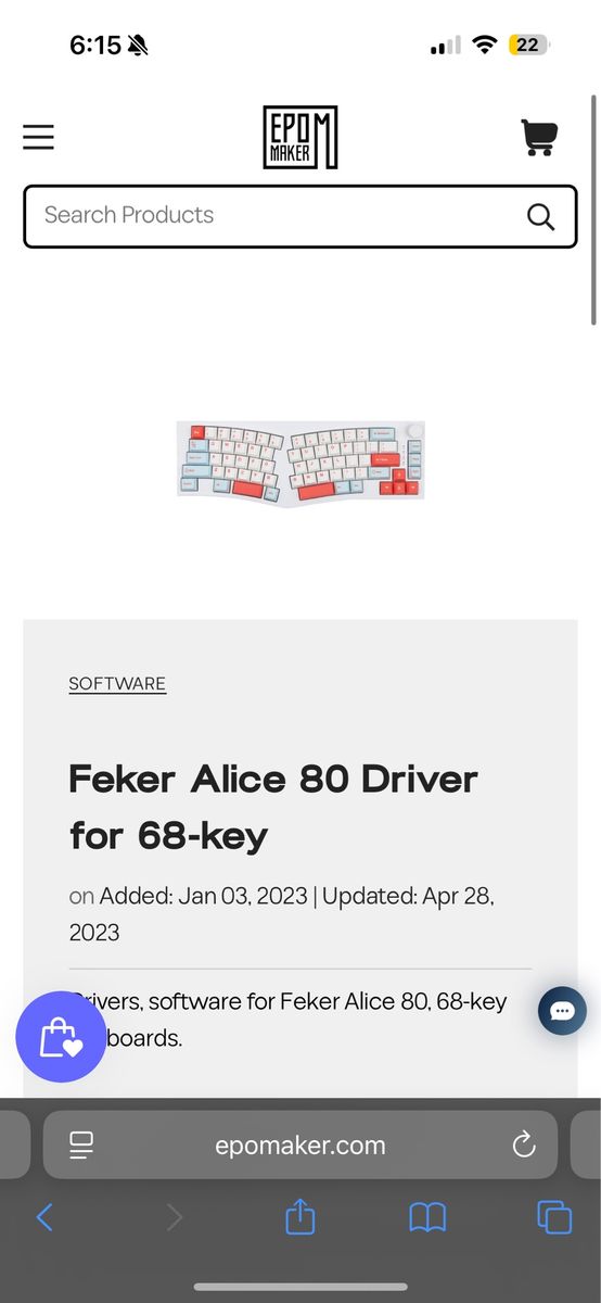 Epomaker mechanical keyboard Alice