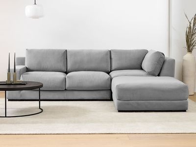 West Elm Dalton Sectional Sofa + 75 LG SmartTV