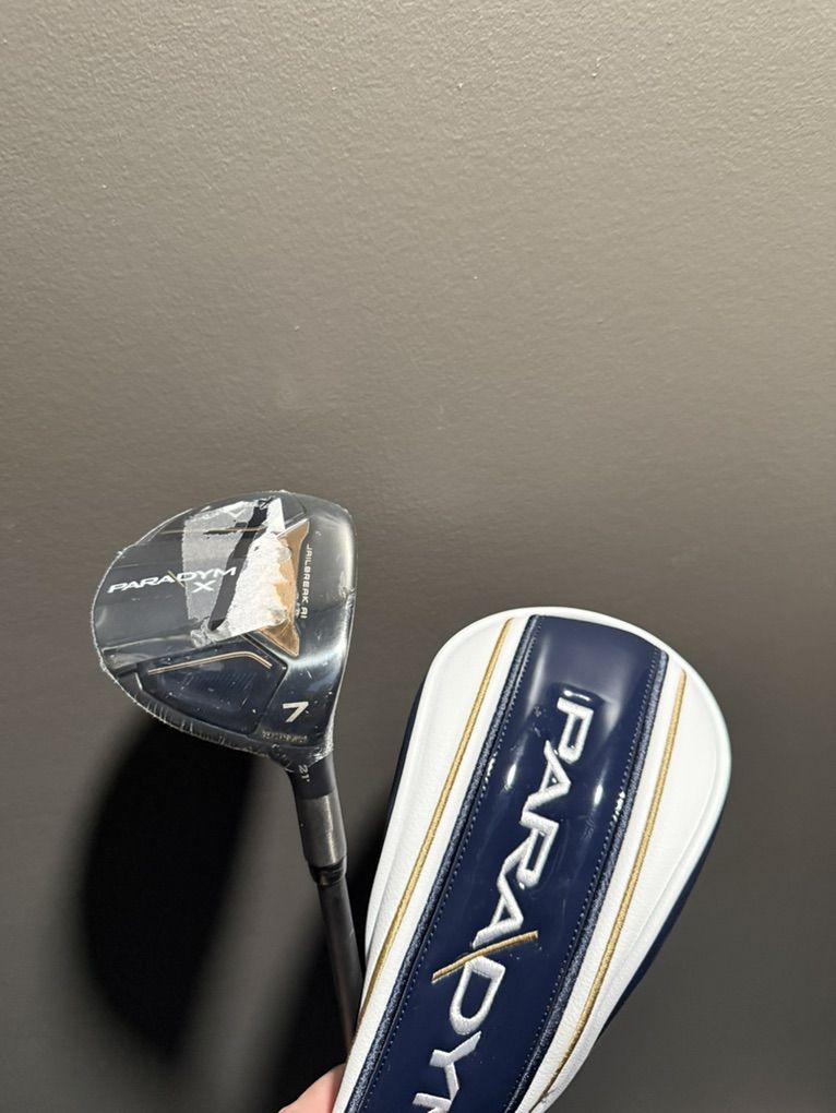 New Callaway 21° Paradym 7 Wood With Head Cover