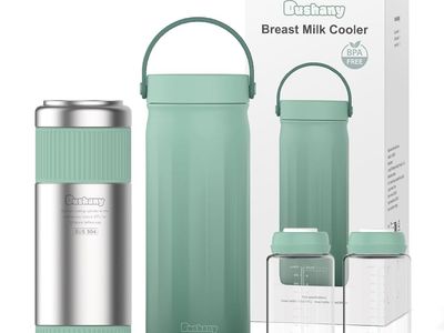 NEW 22oz Portable Breast Milk Cooler for Outdoor, Life Saver with 360° Total Cooling for 24 Hours