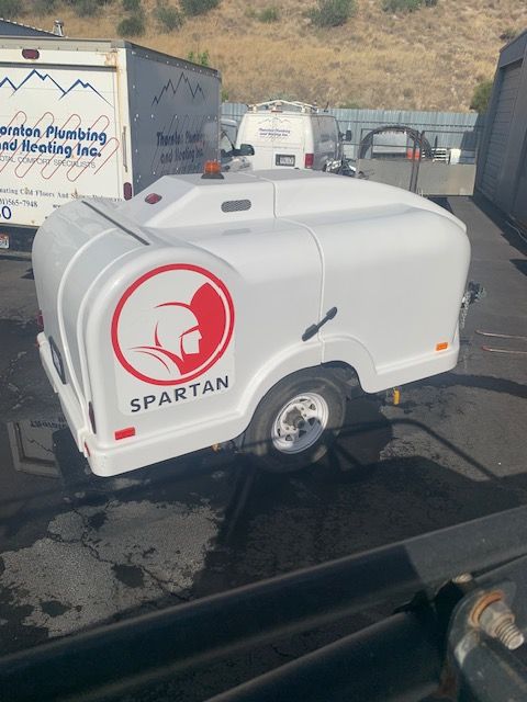 2012 Spartan Warrior Water Jet Trailer - 4000 PSI, 18 GPM, Kubota 87HP Engine, 300-Gal Tank