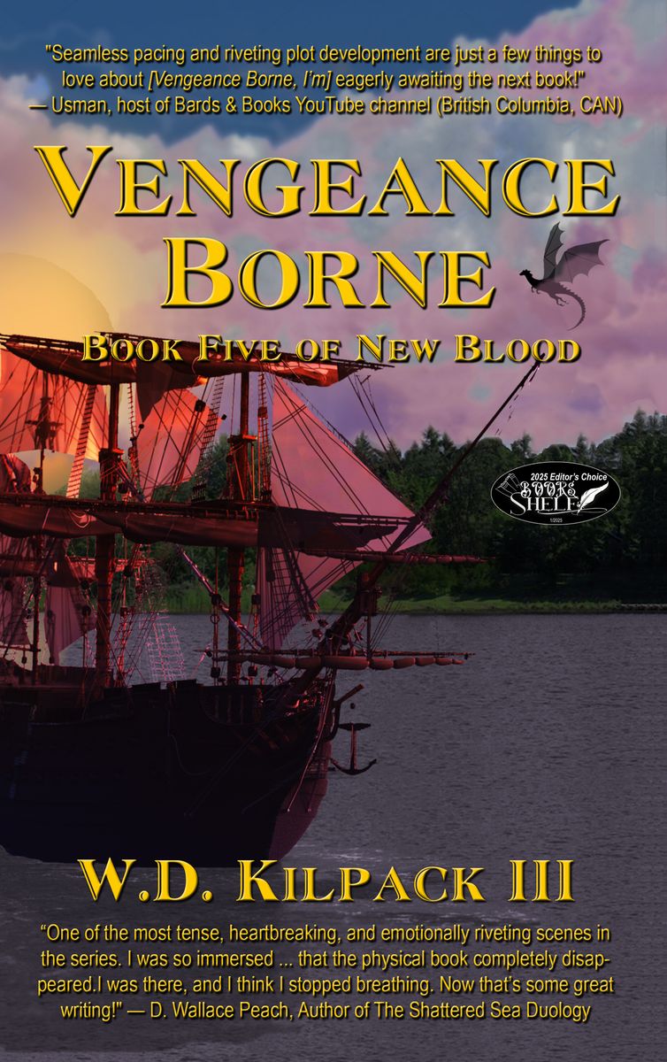 Vengeance Borne: Book Five of New Blood NEW & SIGNED BY AUTHOR