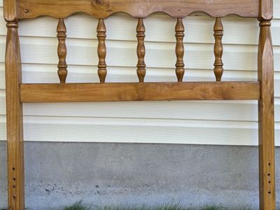 Twin Size Wooden Headboard