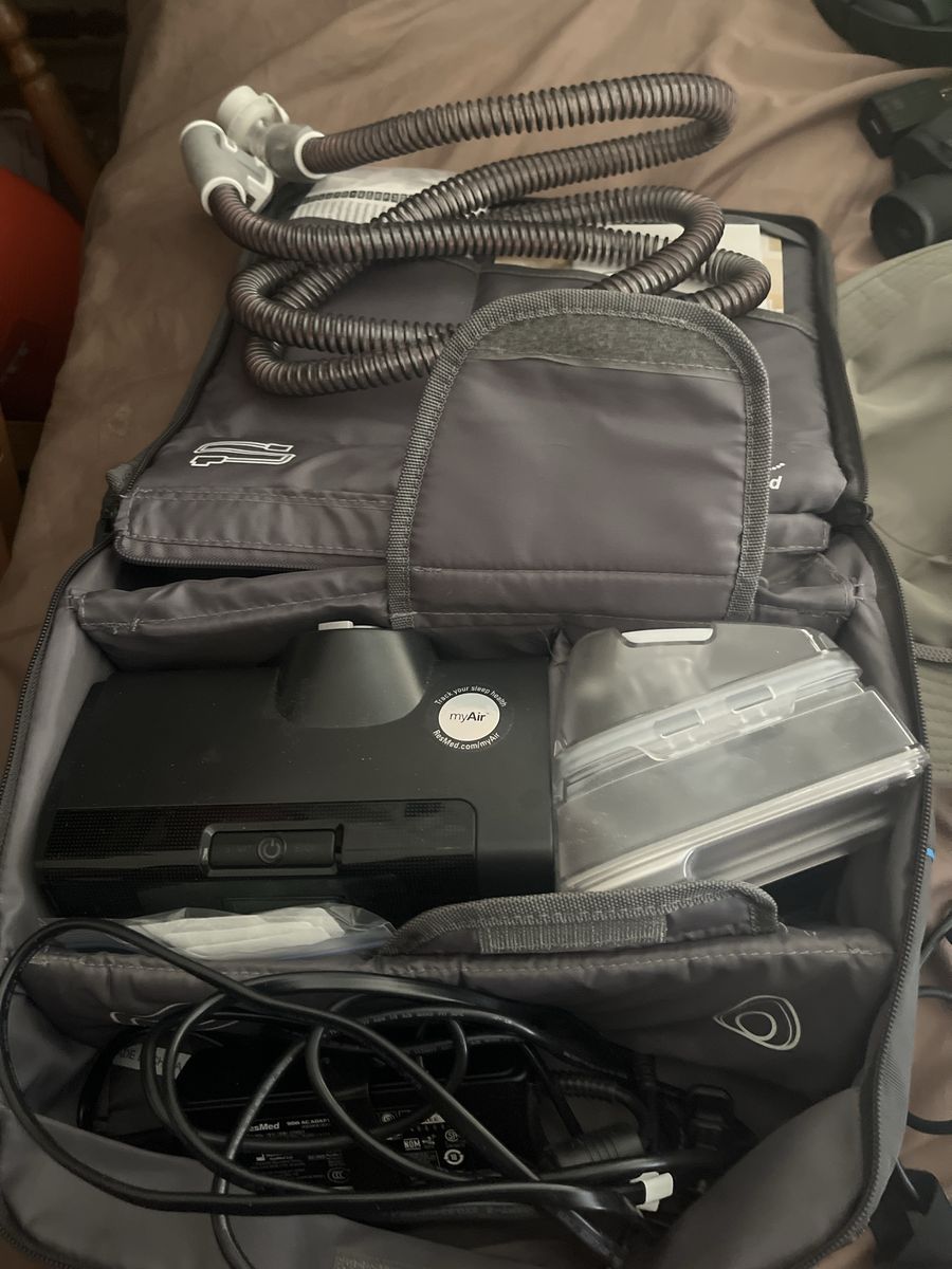ResMed AirSense 10 AutoSet CPAP Machine with Humidifier and ClimateLineAir Heated Tube, Travel Bag Included