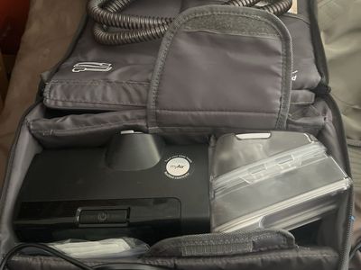 ResMed AirSense 10 AutoSet CPAP Machine with Humidifier and ClimateLineAir Heated Tube, Travel Bag Included