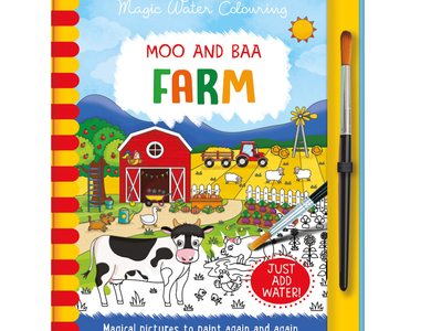 Moo and Baa - Farm, Mess Free Childrens Kids Activity Book