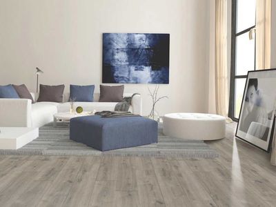 Mohawk Misty Harbor Oak Waterproof Vinyl Flooring 1371966 #79679