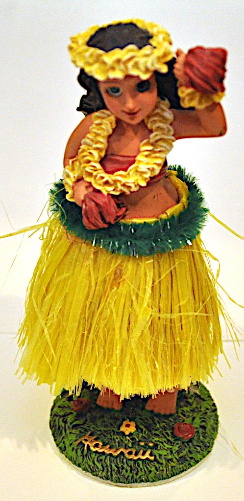 Hawaiian Hula Dashboard Dolls