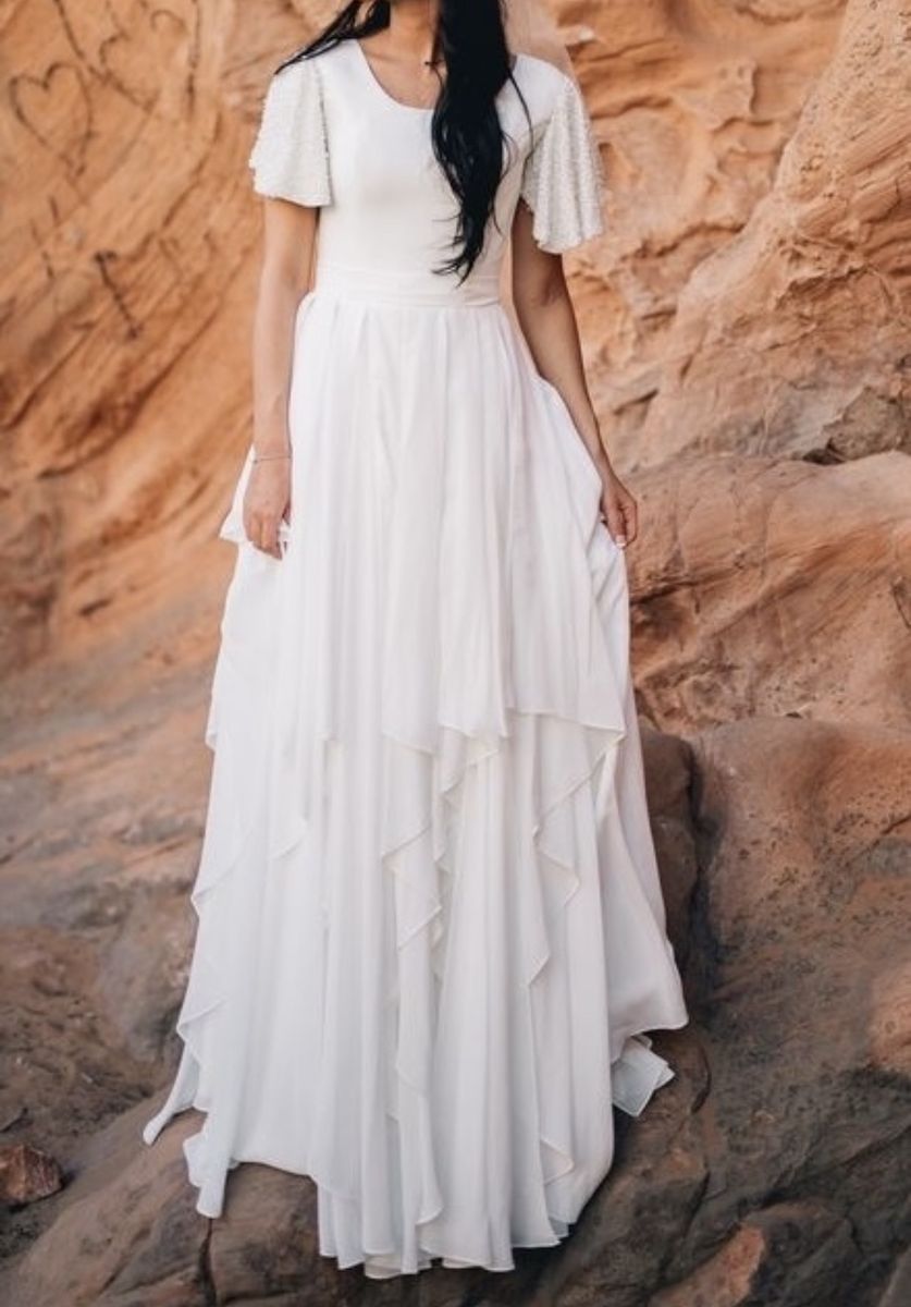 Boho Wedding Dress Size 6