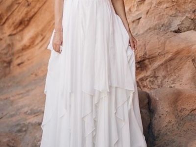 Boho Wedding Dress Size 6