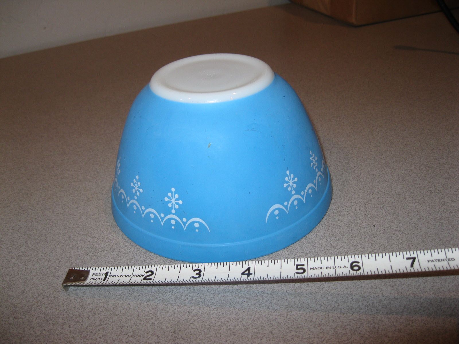 Vintage 6 Inch Blue Pyrex Bowl