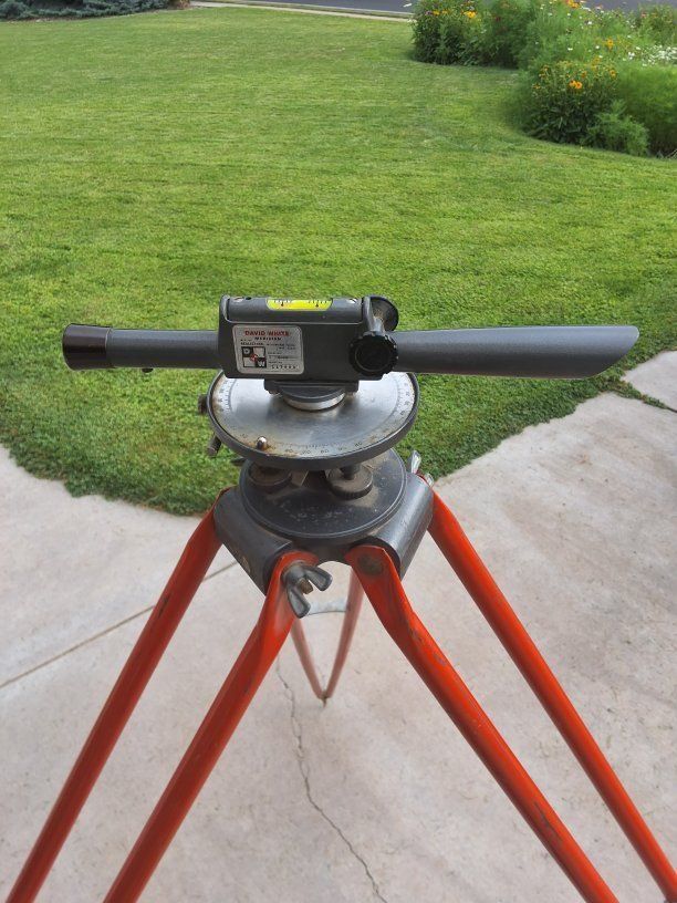 DAVID WHITE MERIDIAN Survey Scope and Tripod $75.00 OBO