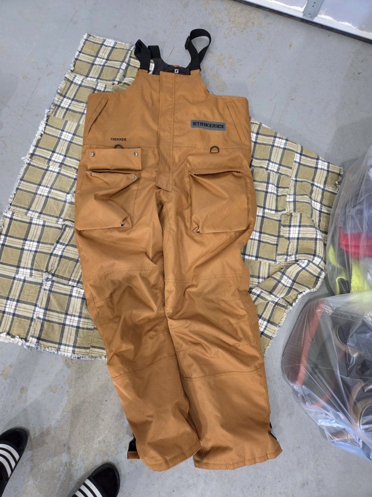 StrikerICE Trekker Ice Fishing Bibs - Men's 2XL Insulated & Waterproof Overalls