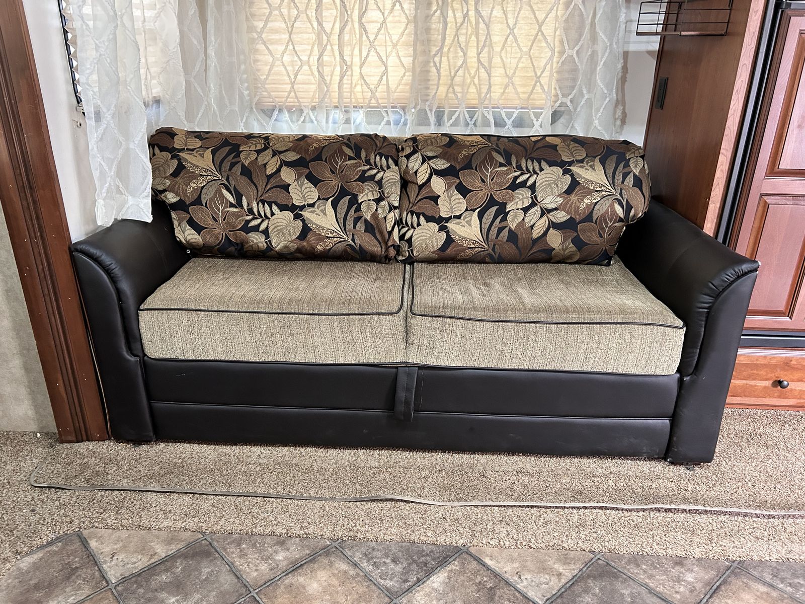 72" RV Tri-Fold Couch
