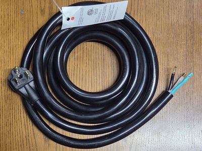 Tempware H650P-6A 15' 6AWG 50A Power Cord