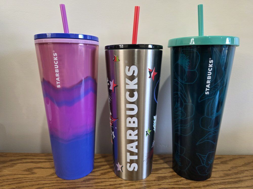 3pc Starbucks Cups
