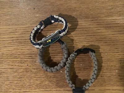 Misc. Lot: Geomete Jr, Coast Multi-Tool Holster, Paracord Bracelets w/ Fire Starter & Whistle