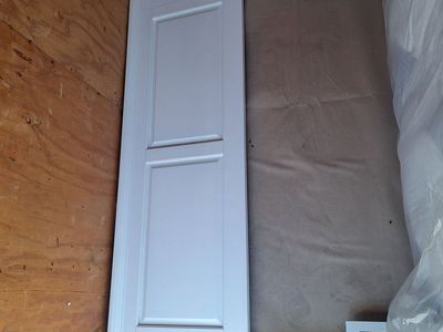 SOLID WOOD Mantua Arcadia Headboard, Full/Queen, Gloss White Finish